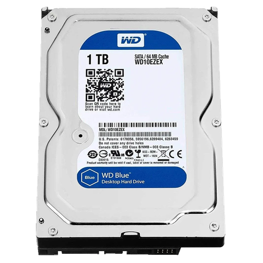 [WD10EZEX] Disco Duro 3.5" 1TB Western Digital Blue 7200 RPM