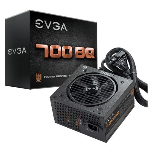 [110-BQ-0700-V1] Fuente de Poder 700W EVGA 700BQ 80-PLUS Bronce Semi-Modular