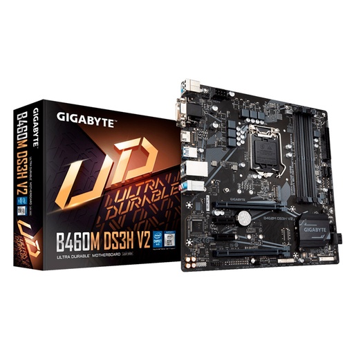 [B460M DS3H V2] Motherboard Gigabyte B460M DS3H V2 Socket LGA1200 10th Gen 4xDDR4 Micro-ATX