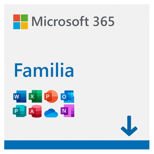 [6GQ-00088TP] Licencia de Microsoft 365 Familia ESD 1 Año