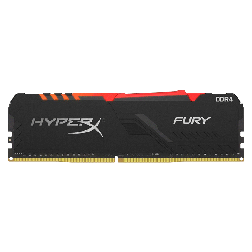 [HX426C16FB3A/8] Memoria DDR4 DIMM 8GB Kingston HyperX Fury RGB 2666MHz CL16