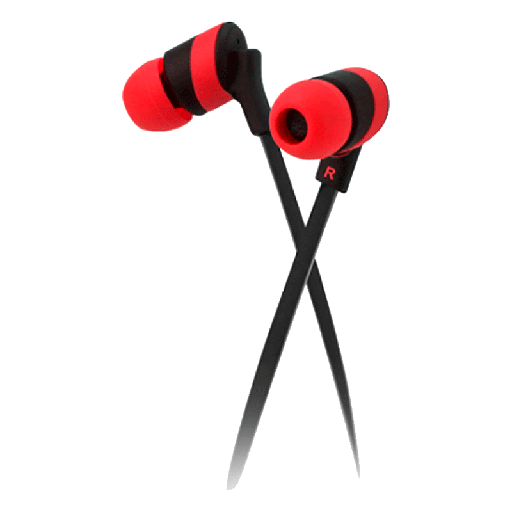 [KHS-625RD] Audifonos Klip Xtreme 3.5mm In-ear KolorBudz Rojo