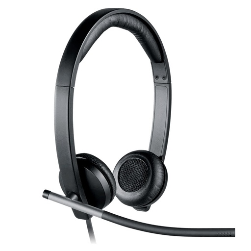 [981-000518] Audifonos tipo Headset Logitech H650e USB con Micrófono Negros