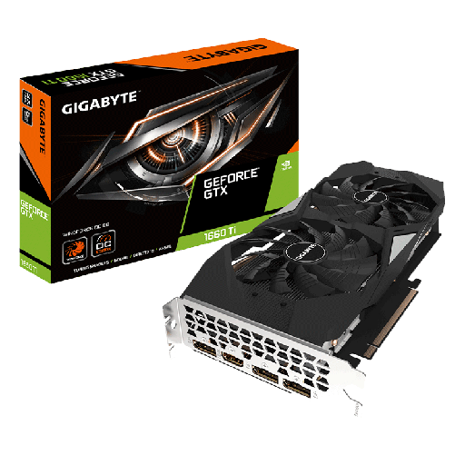 [GV-N166TOC-6GD] Tarjeta de Vídeo 6GB GDDR6 Gigabyte GeForce GTX 1660 Ti OC HDMI DP PCIe 3.0