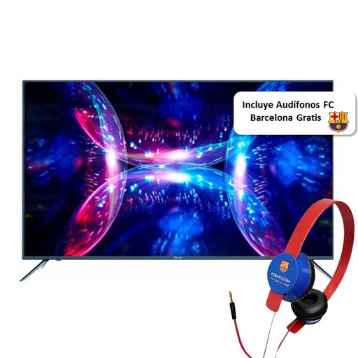 [LE43K6500DA] Televisor 43" LED Haier SmartTV FullHD USB HDMI VGA + Audífonos FC Barcelona Gratis