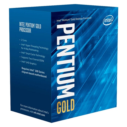 [BX80701G6400] Procesador Intel Pentium Gold G6400 4GHz 10th Gen