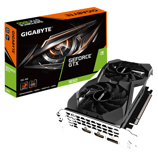 [GV-N1650OC-4GD] Tarjeta de Vídeo 4GB GDDR5 Gigabyte GeForce GTX 1650 OC HDMI DP PCIe 3.0