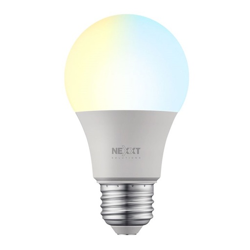 [NHB-W110] Bombilla LED Inteligente Nexxt A19 Lúz Calida Wi-Fi 110V