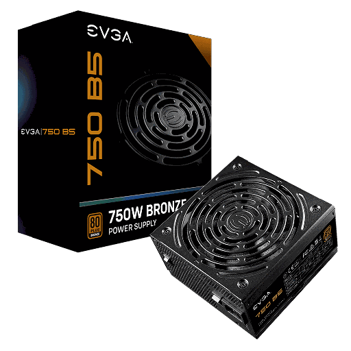 [220-B5-0750-V1] Fuente de Poder 750W EVGA 750 B5 80-PLUS Bronce Modular