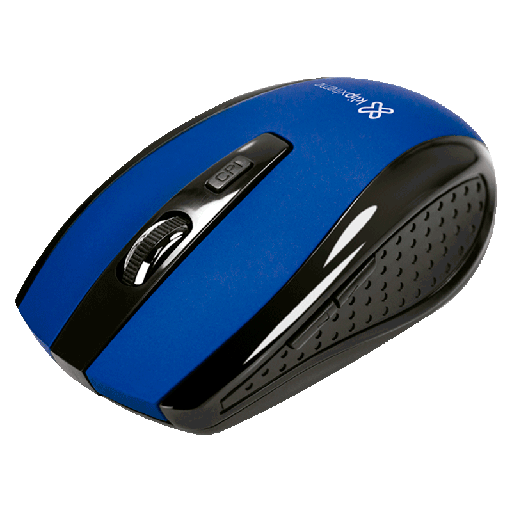 [KMW-340BL] Mouse Inalámbrico Klip Xtreme Klever 3D Óptico 1600DPI Azul