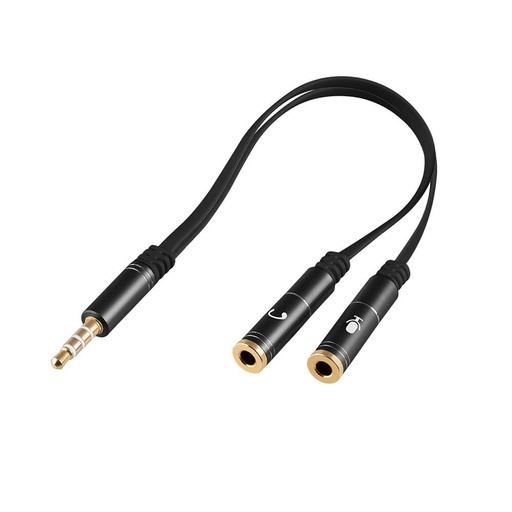 [ARG-CB-0029] Adaptador 3.5mm Argom a Audio y Micrófono