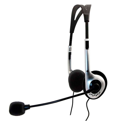 [ARG-HS-0088] Audifonos tipo Headset Argom Classic 88 3.5mm con Micrófono Negro